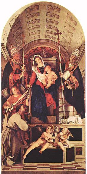 Madonna and Child with Sts Dominic